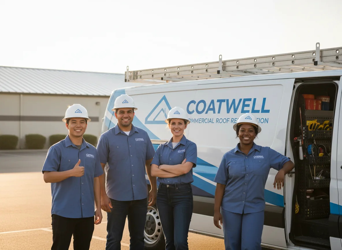 Commercial roof coating company in Nallen, WV